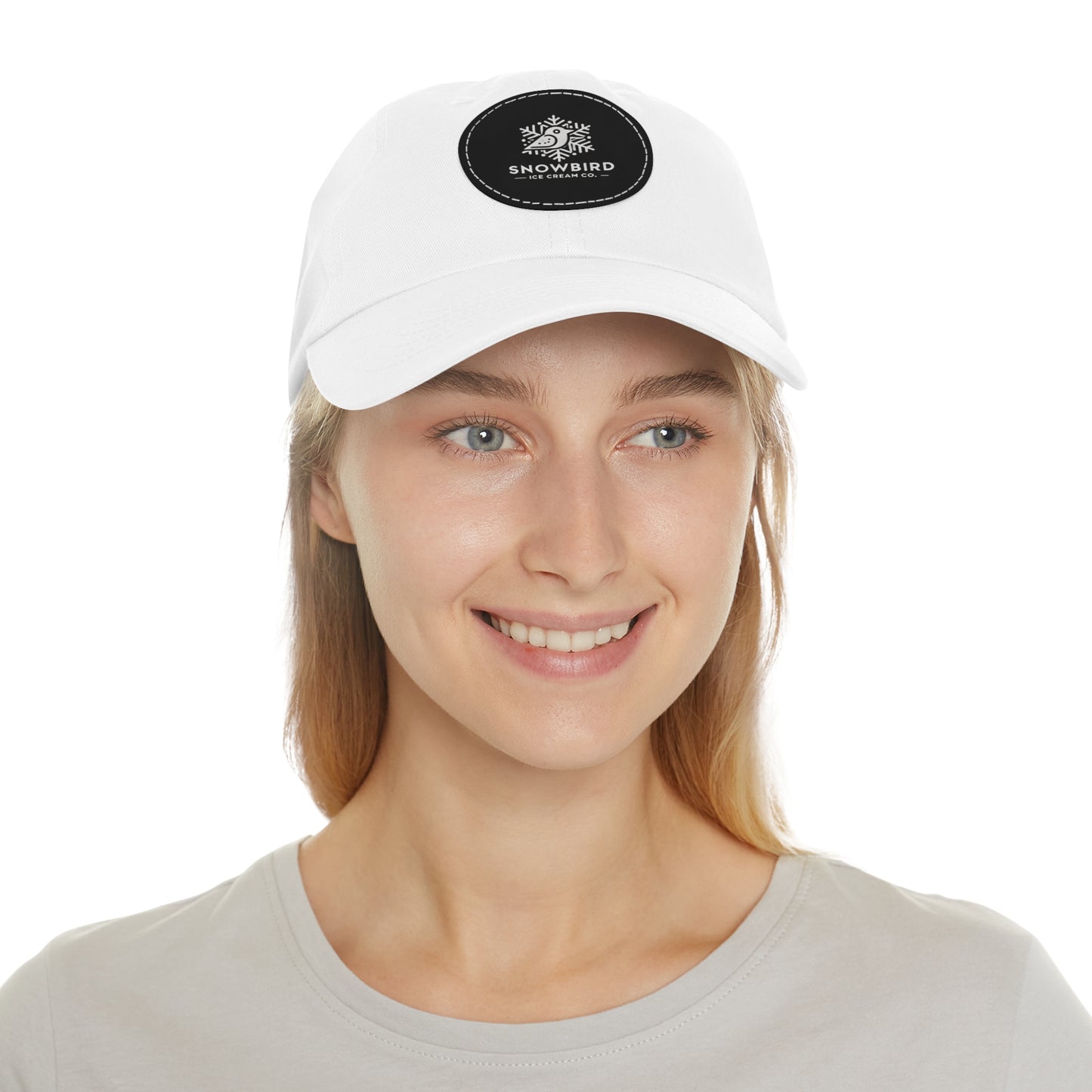 Snowbird Ice Cream Co Hat with Leather Patch