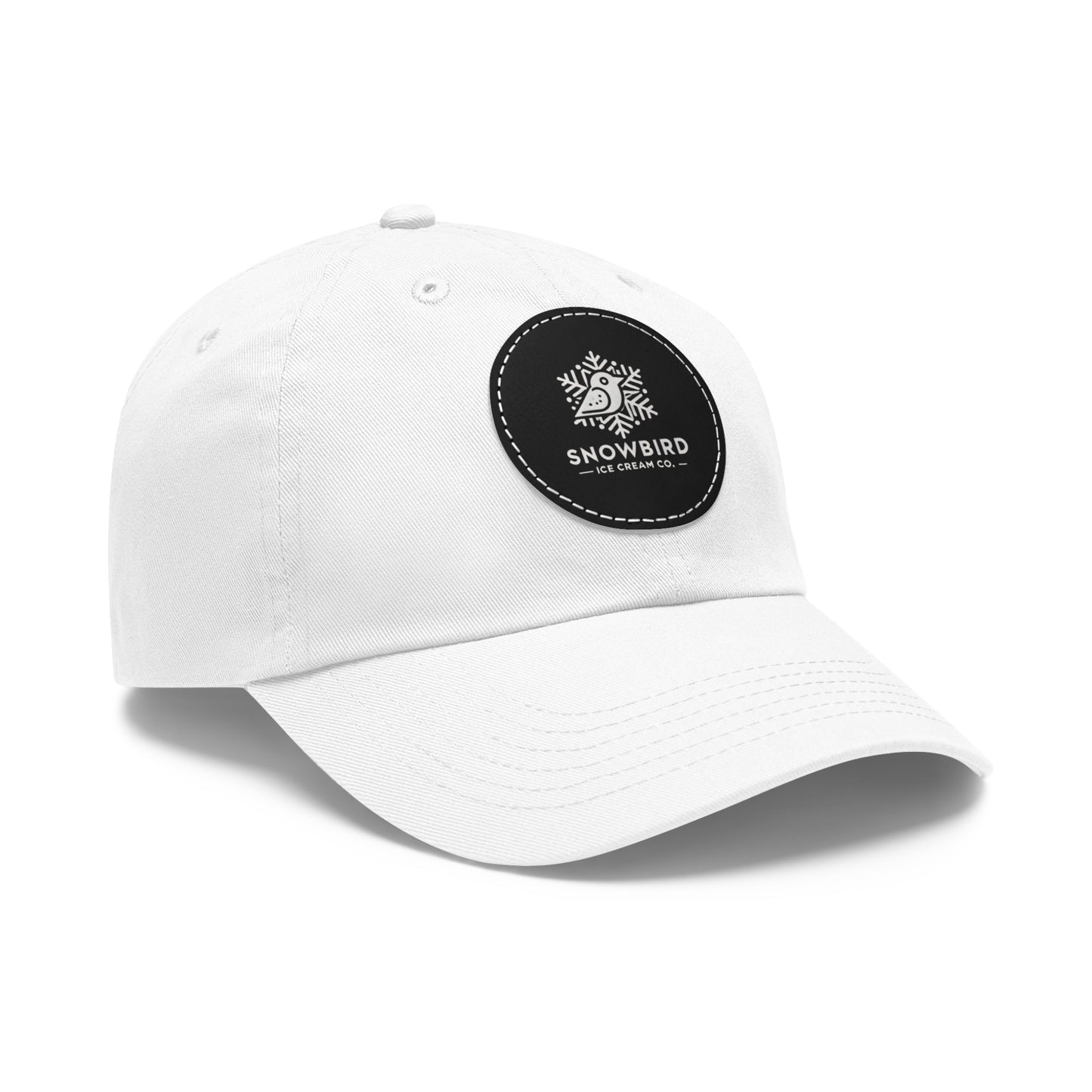 Snowbird Ice Cream Co Hat with Leather Patch