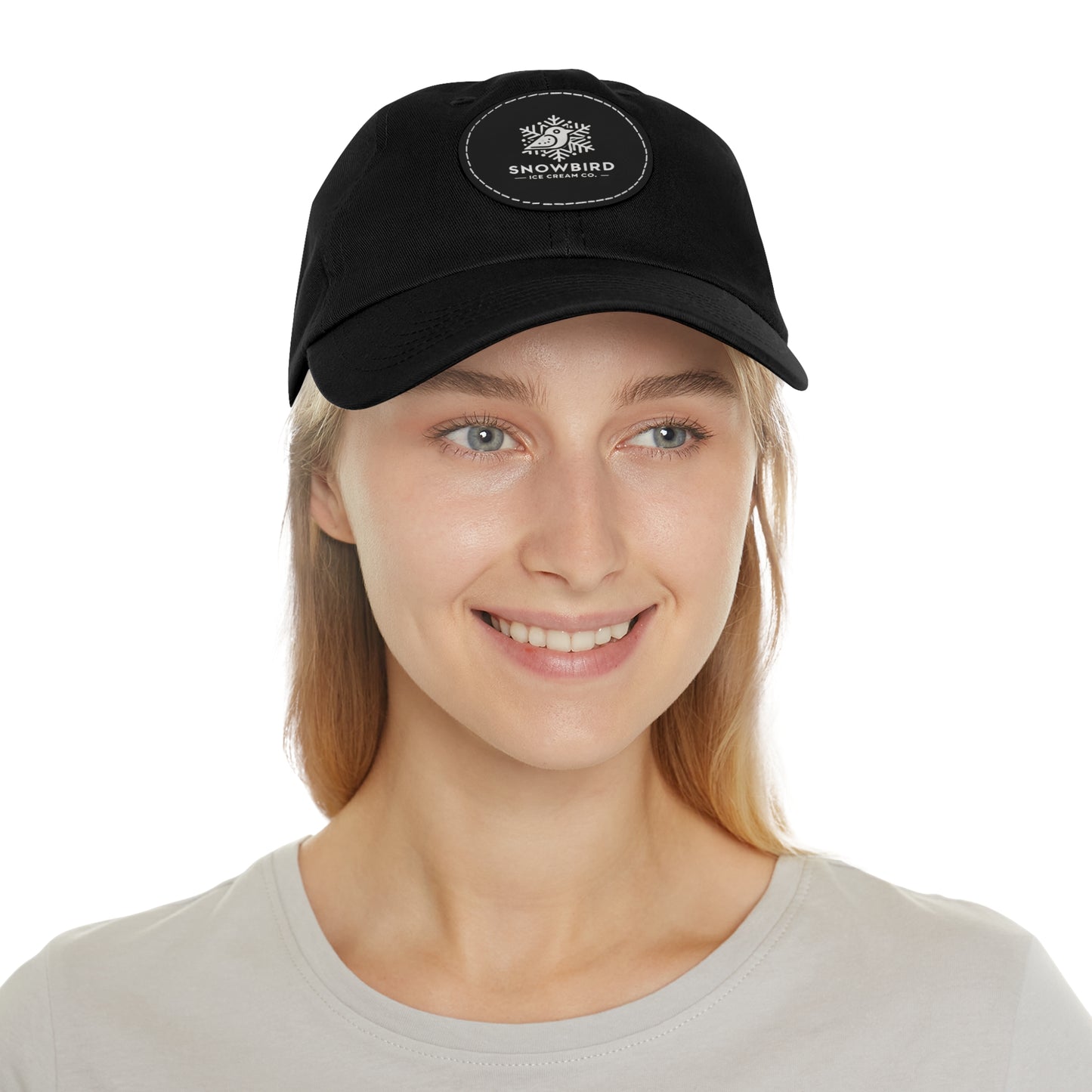 Snowbird Ice Cream Co Hat with Leather Patch