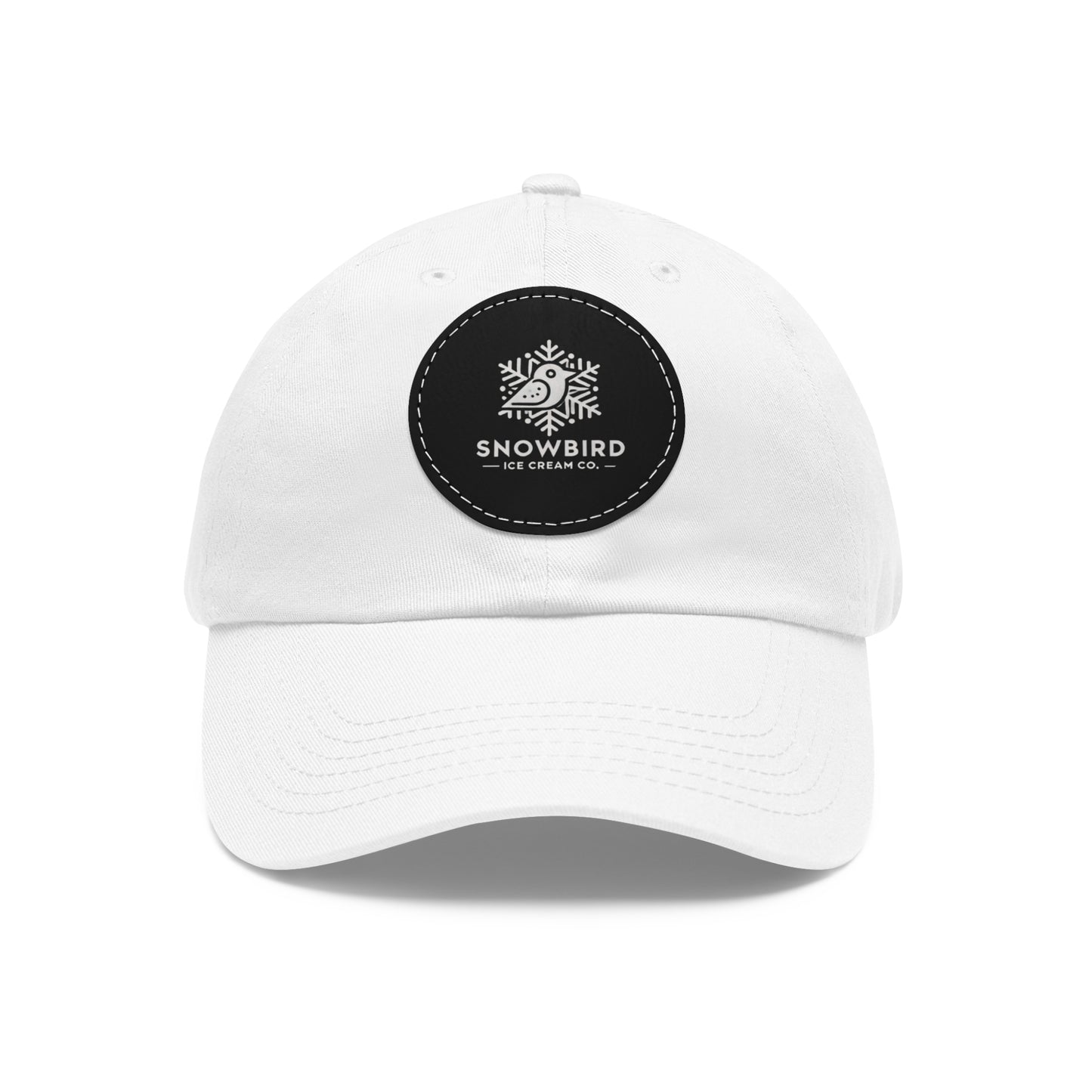 Snowbird Ice Cream Co Hat with Leather Patch