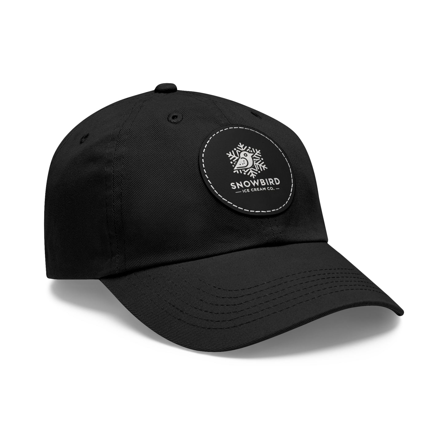 Snowbird Ice Cream Co Hat with Leather Patch