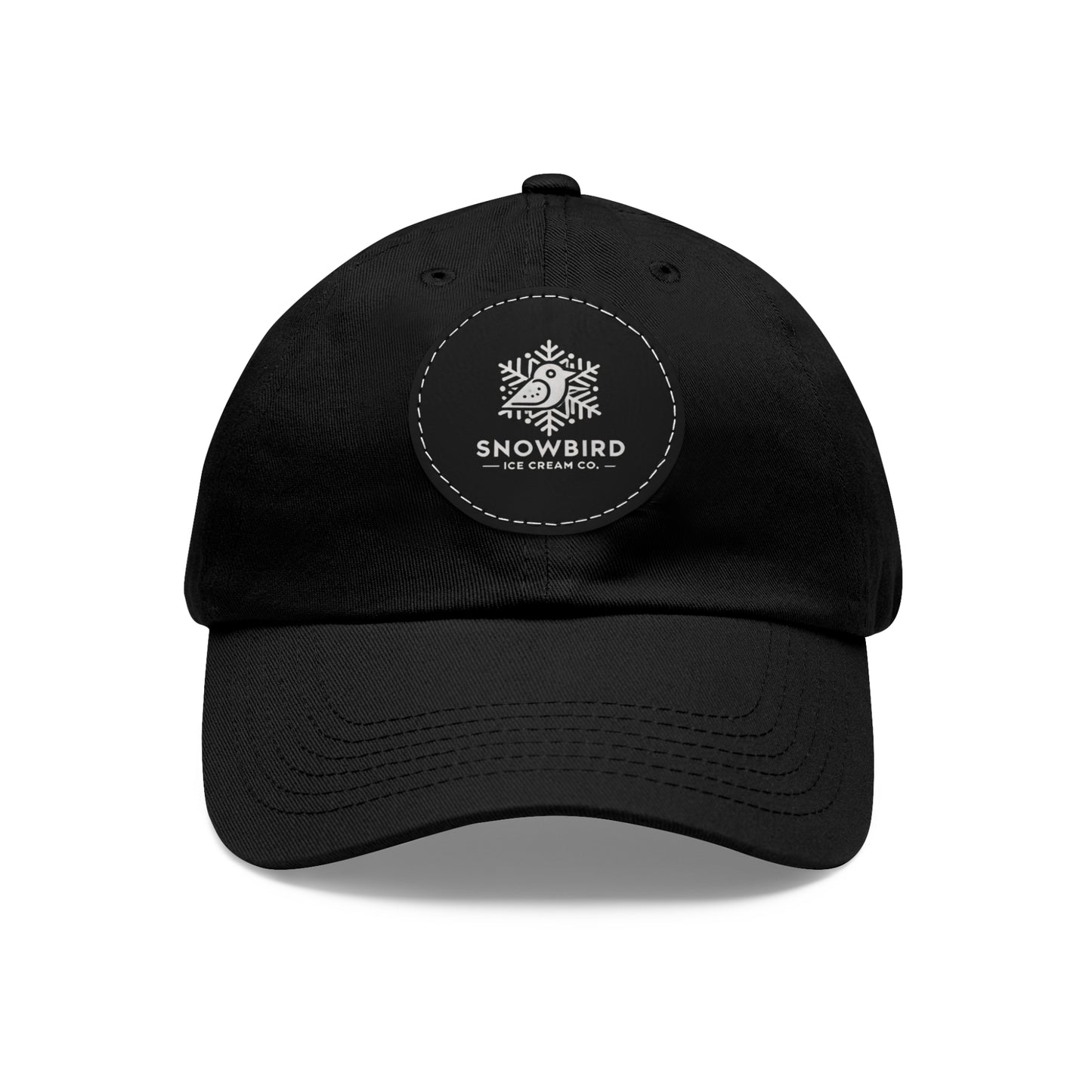 Snowbird Ice Cream Co Hat with Leather Patch